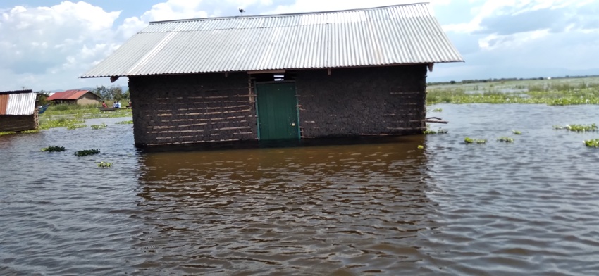 Impact of floods in Ntoroko district October 2020