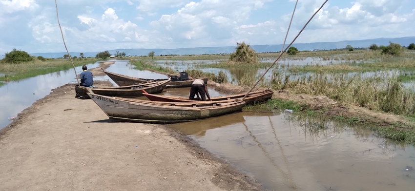 Impact of floods in Ntoroko district October 2020